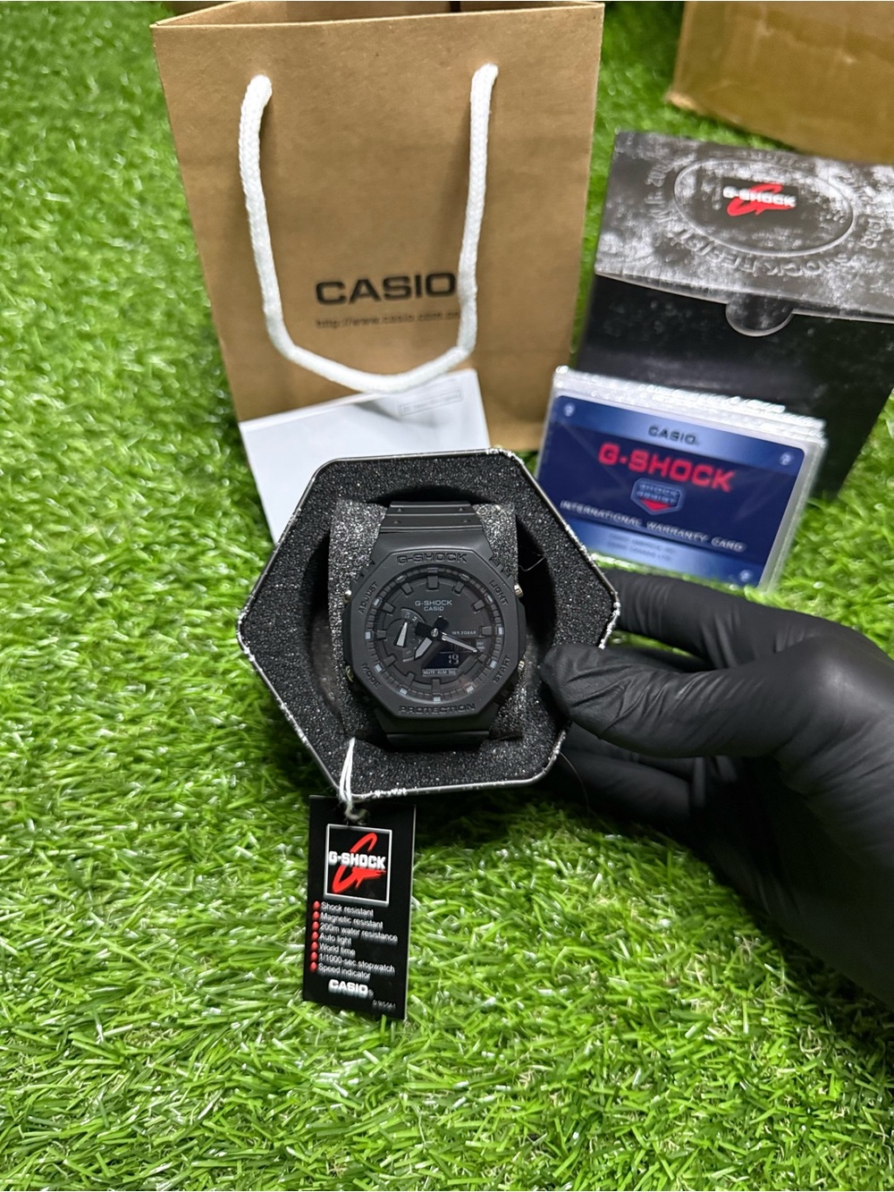 G-Shock Black Resin Analog-Digital Watch